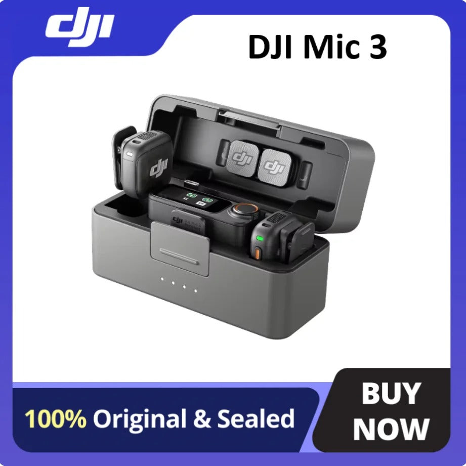 DJI Mic 3(2TX+1 RX+Charging Case)