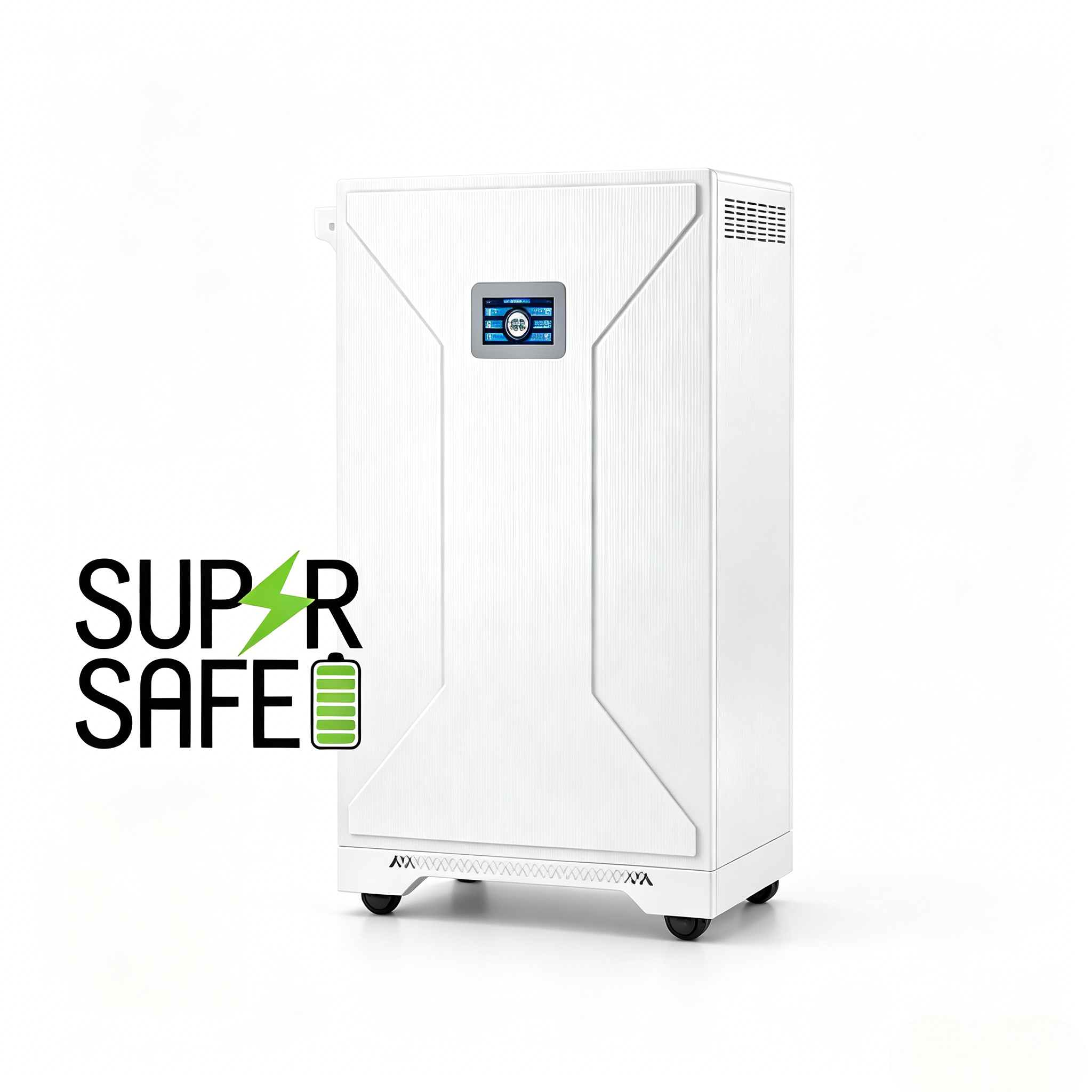 48V 280AH DIY Lithium Phosphate Battery Battery with LCD screen CE Authentication Home storage BMS SUPSRSAFE model T30 5-15kW output 16 knot batteries